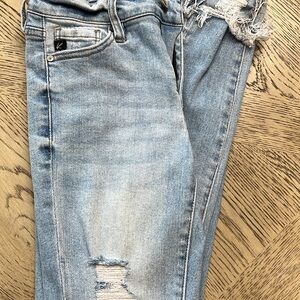 KanCan Light Blue Distressed Boyfriend Jeans